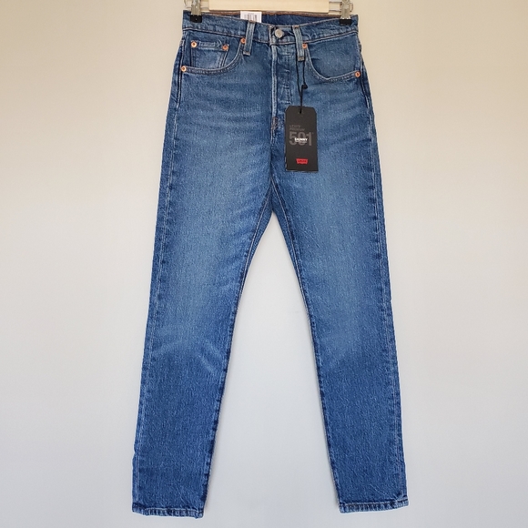 Levi's 501 High Rise Skinny Jeans - Picture 5 of 7